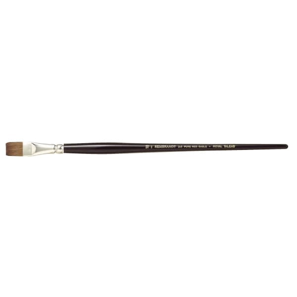 REMBRANDT レンブラント油彩画筆240 ピュアレッドセーブル/フラット T909-240-18(18号) 496016