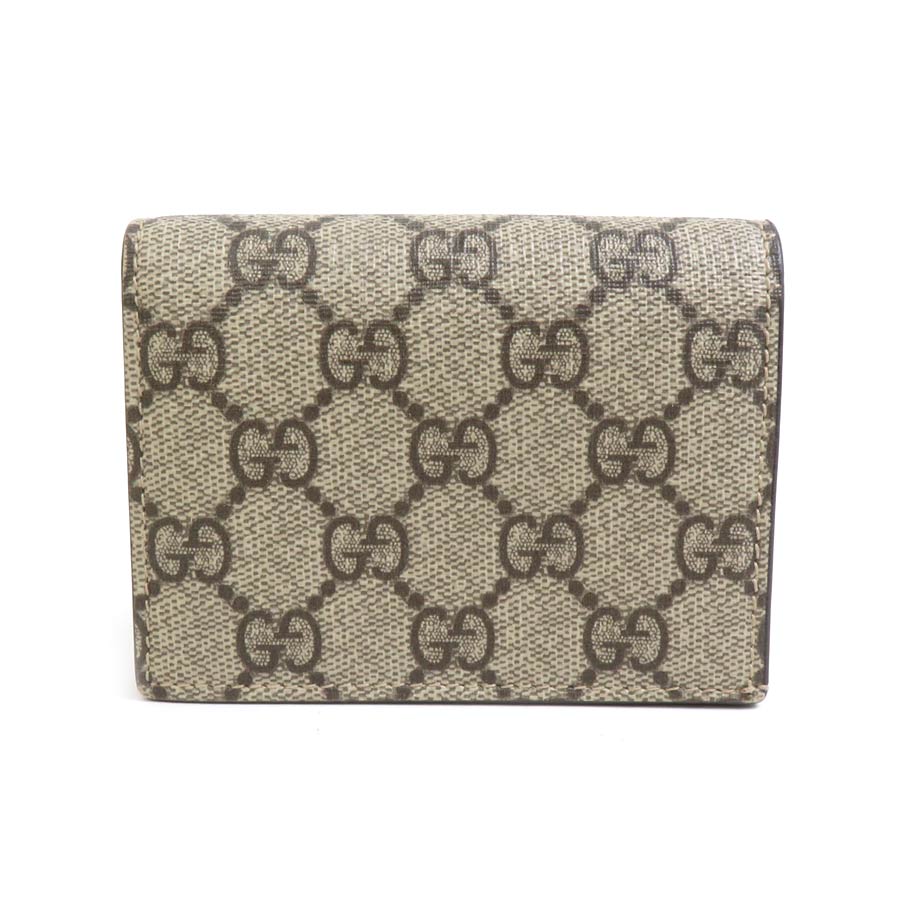 グッチ GUCCI 二つ折り財布 GGスプリーム GGスプリームキャンバス ベージュブラウン ユニセックス 508757 e58495