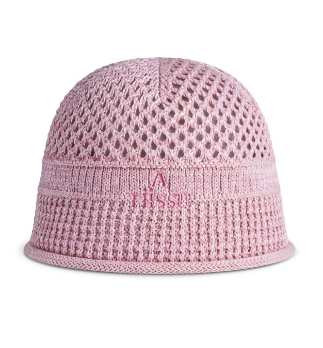 韓国限定 高級 ベル バケットハット (3カラー) - Black/Pink/Ivory