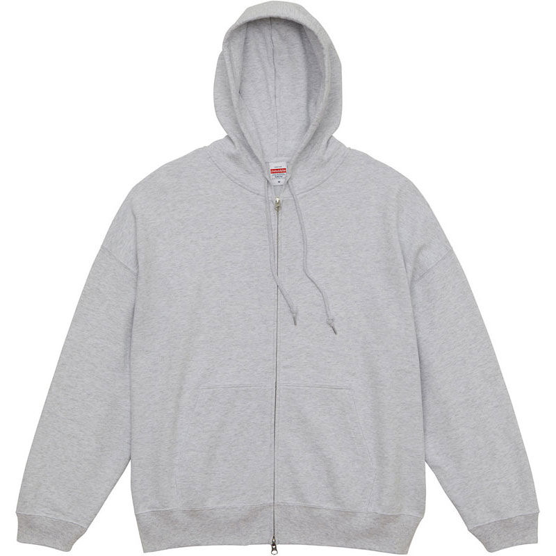 10.0オンス ビッグシルエット スウェット フルジップ パーカ(裏パイル) カジュアル スウェットパーカー (520301a-5)