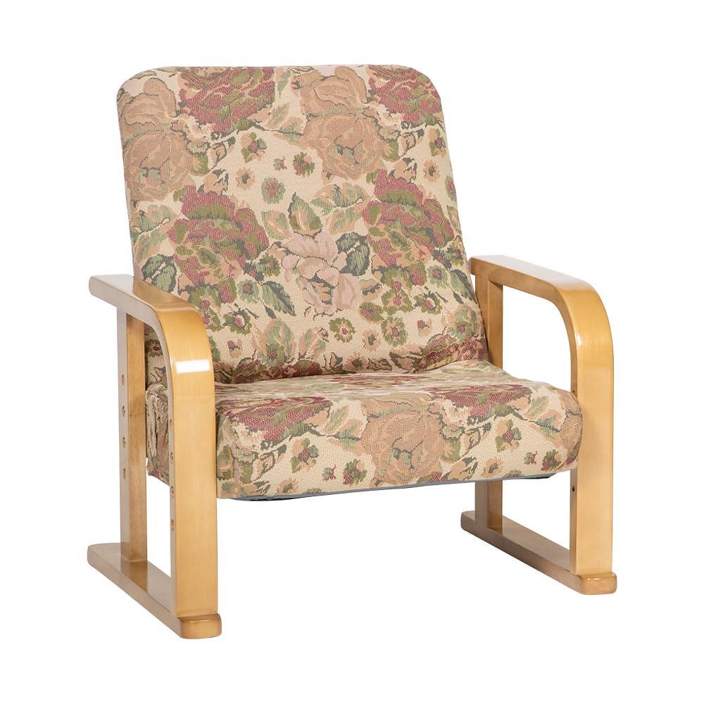新発売の らくらく椅子 SW154KMC 花柄 椅子