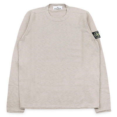 男性用ワッペンパッチコットンニット(ベージュ) L1S15 5100052 S00B0 V009A 153364560 [U] 44,573円