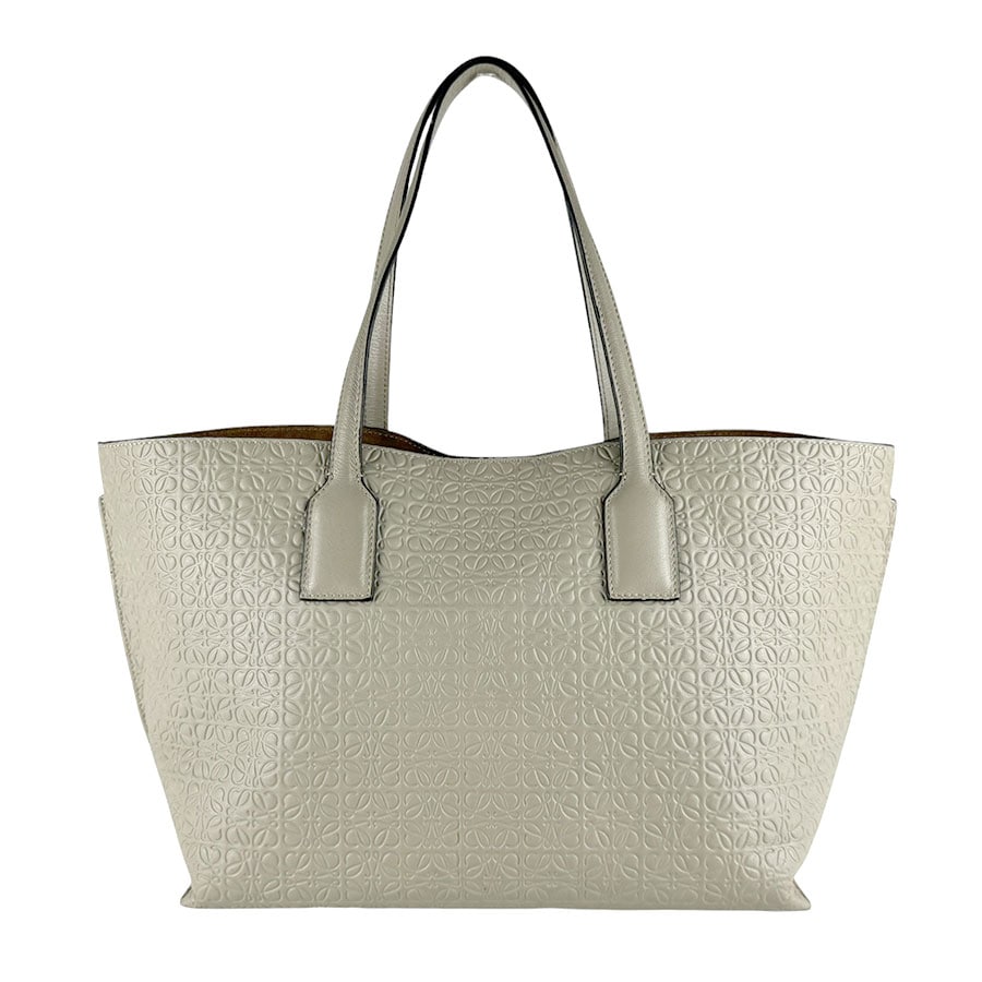 ロエベ LOEWE ショルダーバッグ アナグラム レザー ベージュ レディース z10034