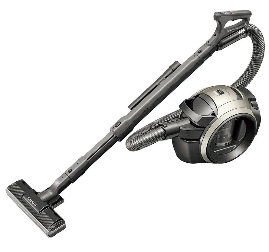 シャープ EC-U100-N サイクロン式クリーナー コード式 自走式パワーブラシ ゴールド系 ECU100N