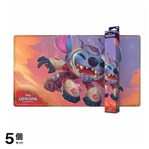 ・ロルカナ・TCG 日本語版 公式プレイマット スティッチ 小型ロケット 1枚入 5個セット