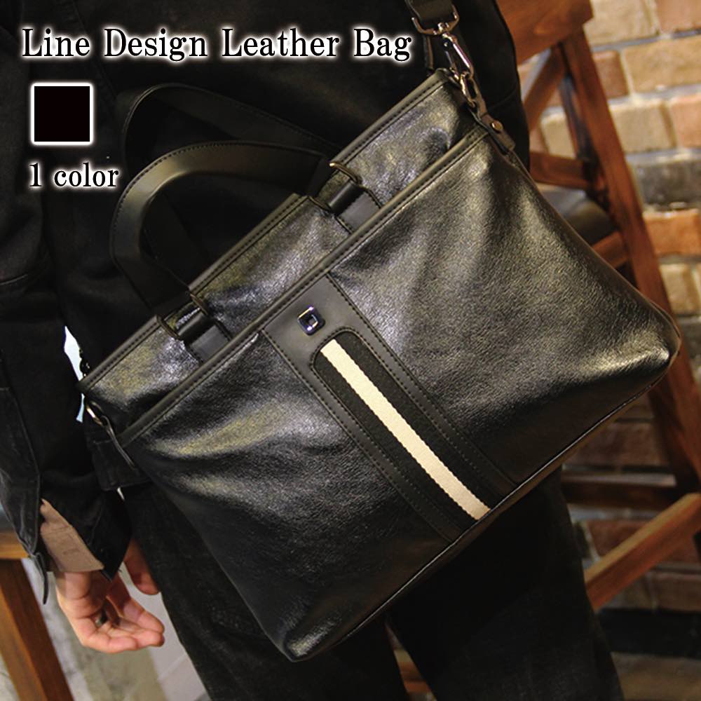 ビジネスバッグ メンズ ラインデザインレザーバッグ 通学 トートバッグ 冬 ショルダーバッグ 革 ノートPC ブランド 大容量 黒 A4 40代 安い パソコン 本革 ビジネス 春 30代 秋 ハイ