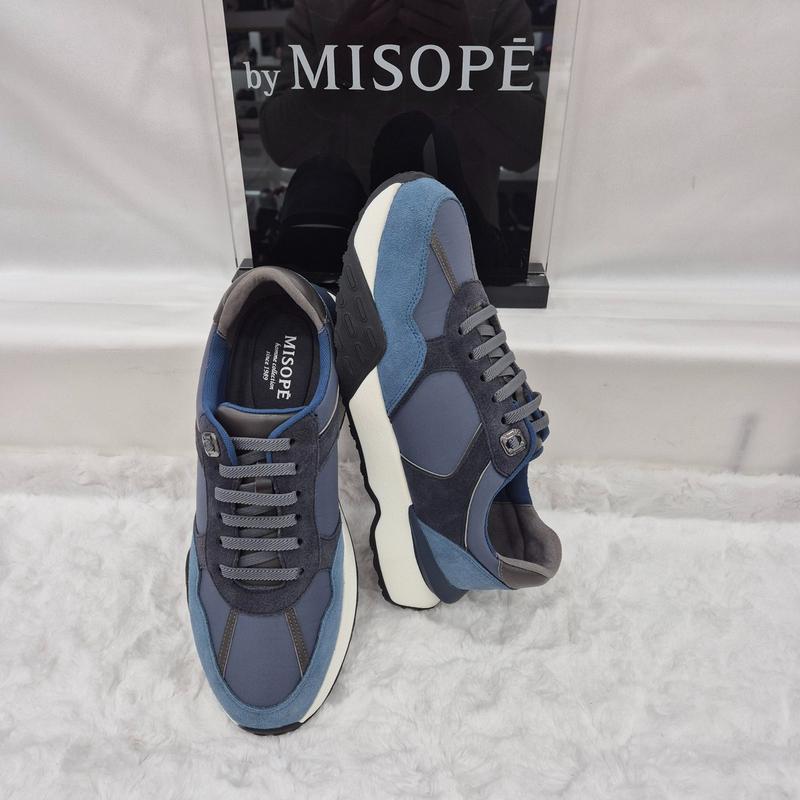 By 男性 軽量 カジュアル スニーカー 122HT410FF207 NAVY 2 JJ