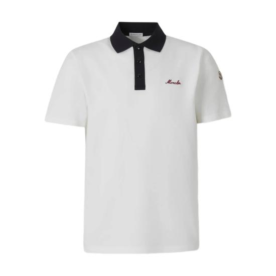 MONCLER Men Polo Shirts 89A16 8A000 30 034 WHITE