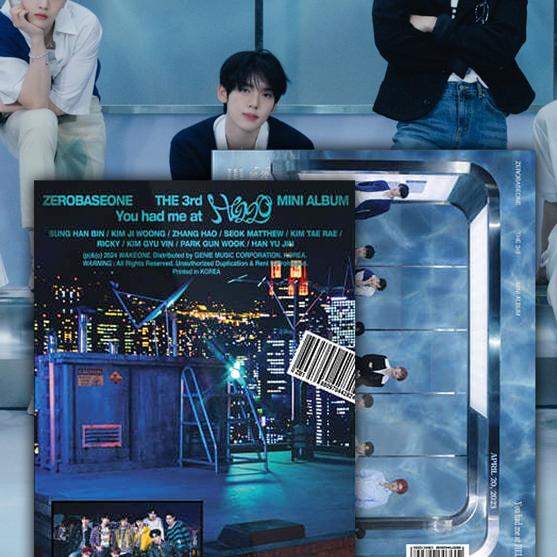 [未開封新品]ゼロベースワンアルバムフォトブック2種セットFeel the POPゼベワンミニ3集