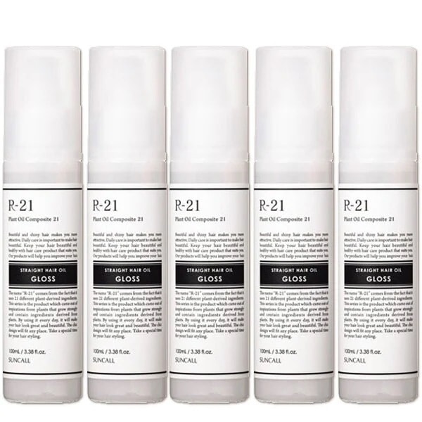 ストレート ヘアオイル グロス 100mL 5個 セット
