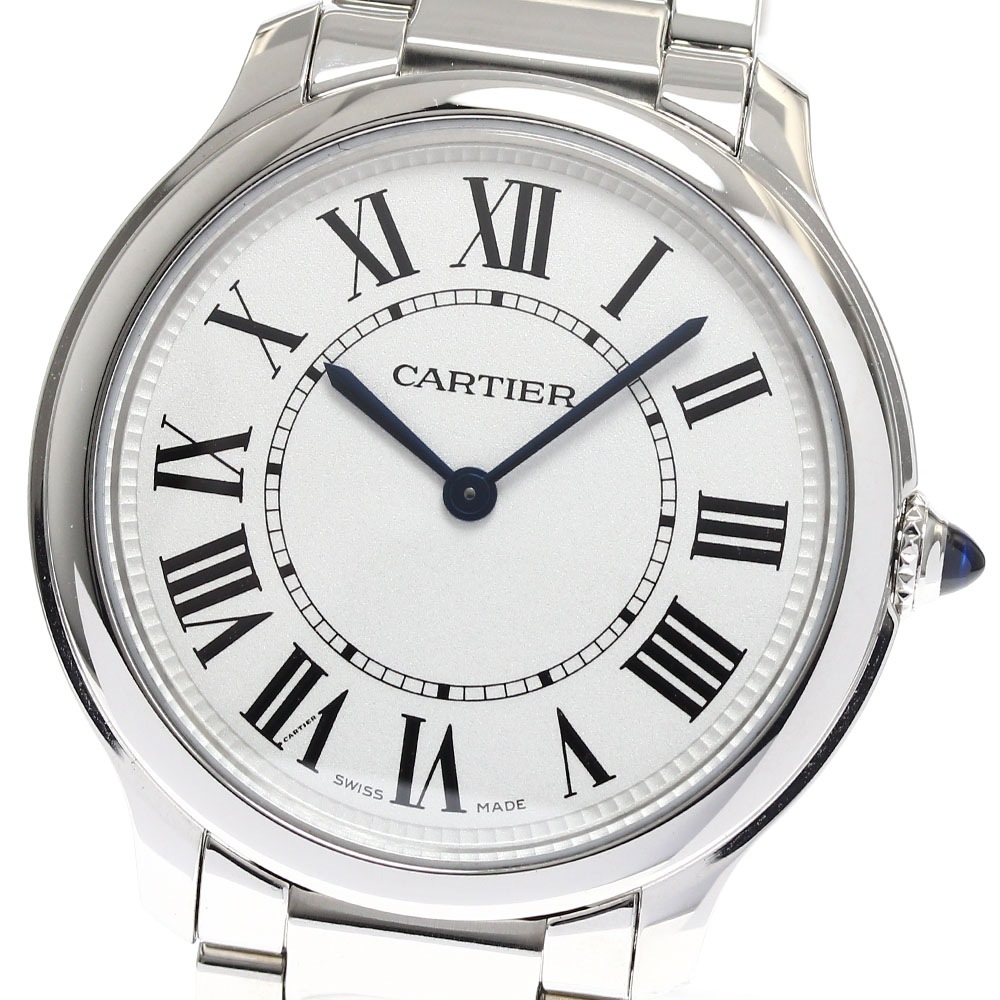 カルティエ CARTIER WSRN0034 ロンドマスト ドゥ カルティエ 36MM クォーツ ボーイズ 良品 保証書付き_898661【中古】