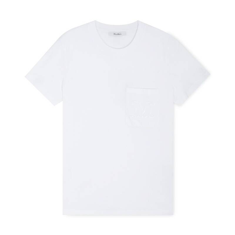 レディース パパイア ホワイト 半袖Tシャツ PAPAIA 001