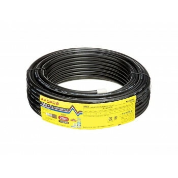 マスプロ電工　BS/CS用 低損失75Ωケーブル20m （5Cケーブル）　S5CFB20M（BK）-P