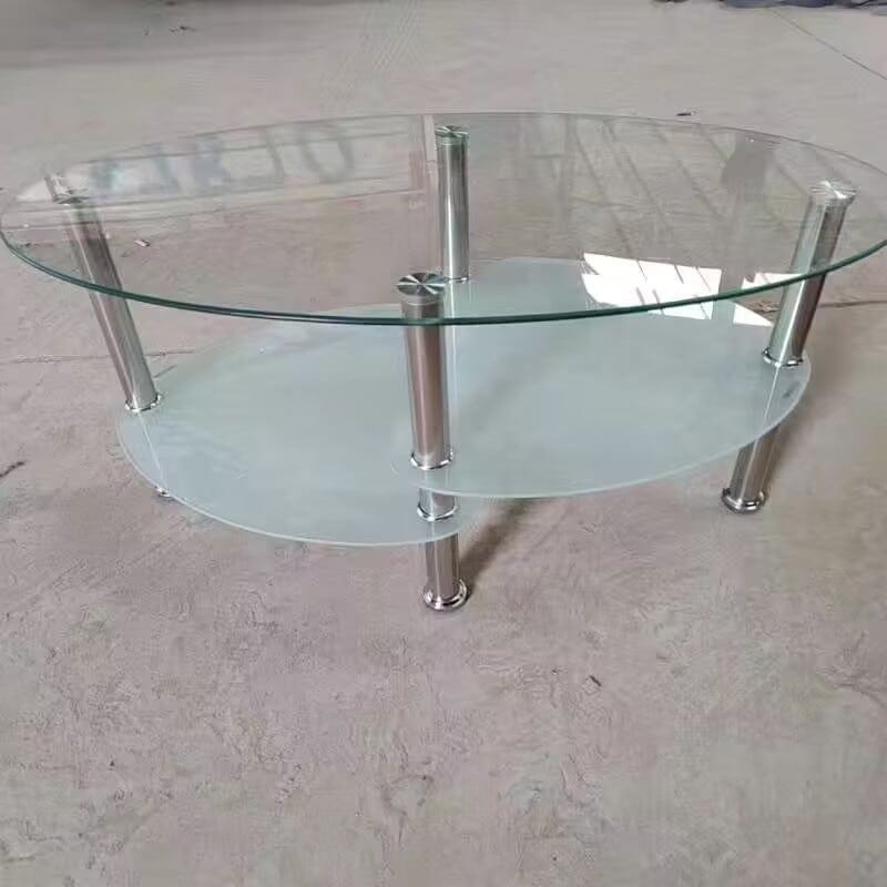 メガ割 テーブル センターテーブル ローテーブル 魚形 ガラス 楕円 リビング 感 シンプル モダン コーヒーテーブル 強化ガラス 収納 一人暮らし 新生活