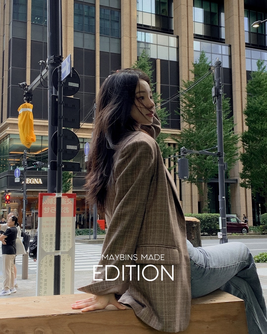 [MADE] 金浦チェックジャケット韓国ファッション レディース