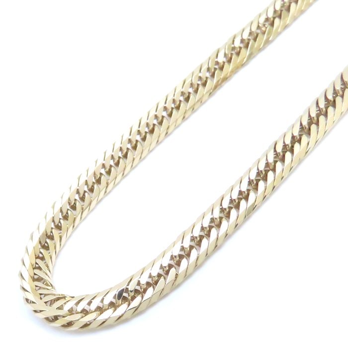 喜平ネックレス K18YG イエローゴールド 8面 トリプル 50cm 20.4g/76134【中古】