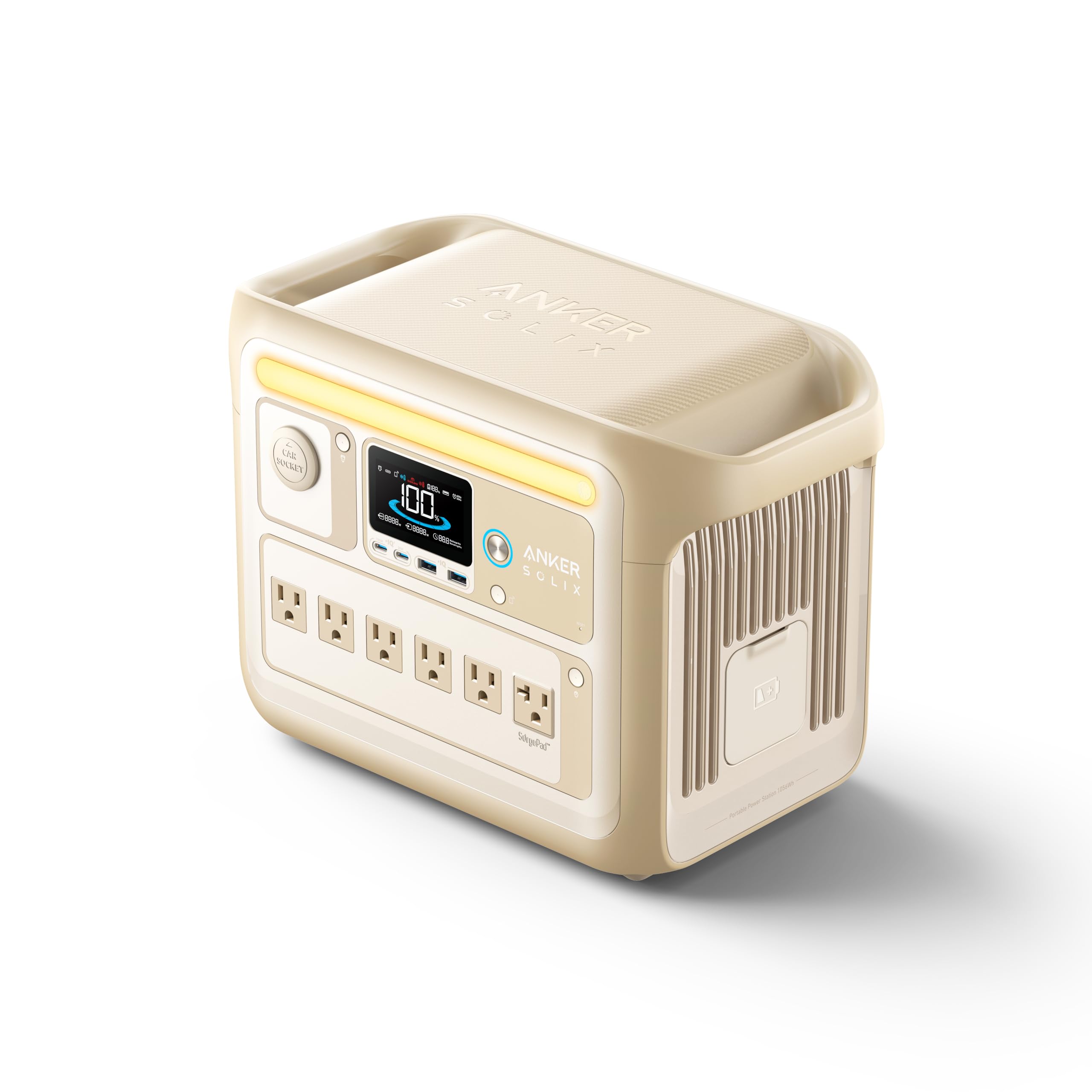 Anker Solix C1000 Portable Power Station ポータブル電源 1056Wh 日本限定カラー 58分満充電 高出力AC(定格1500W / 瞬間最大2000W / S 101,915円