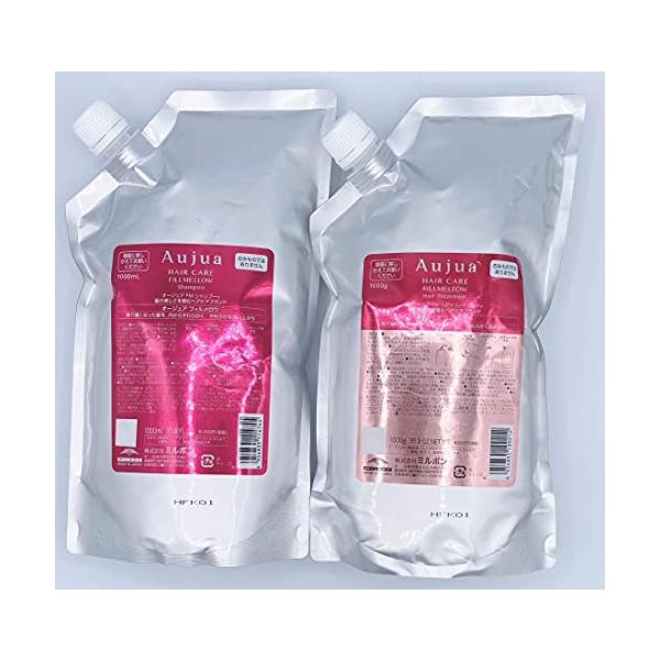 【セット品】ミルボン オージュア フィルメロウ シャンプー ＆ ヘアトリートメント 1800ml 詰め替え用 レフィル LSC