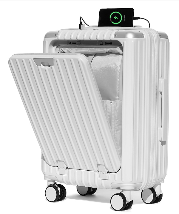 Qoo10 kevala Sサイズ 多機能 スーツケース スクエア