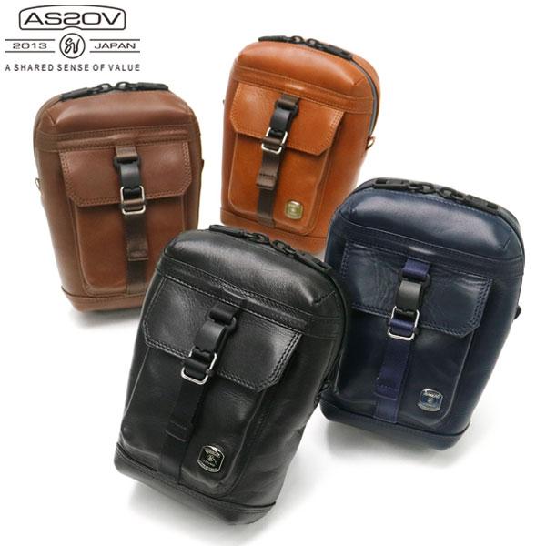 正規品1年保証 ポーチ AS2OV HABIT SHOULDER SERIES WATER PROOF JES LEATHER LEATHER PORCH 小物入れ 革 日本製 072100