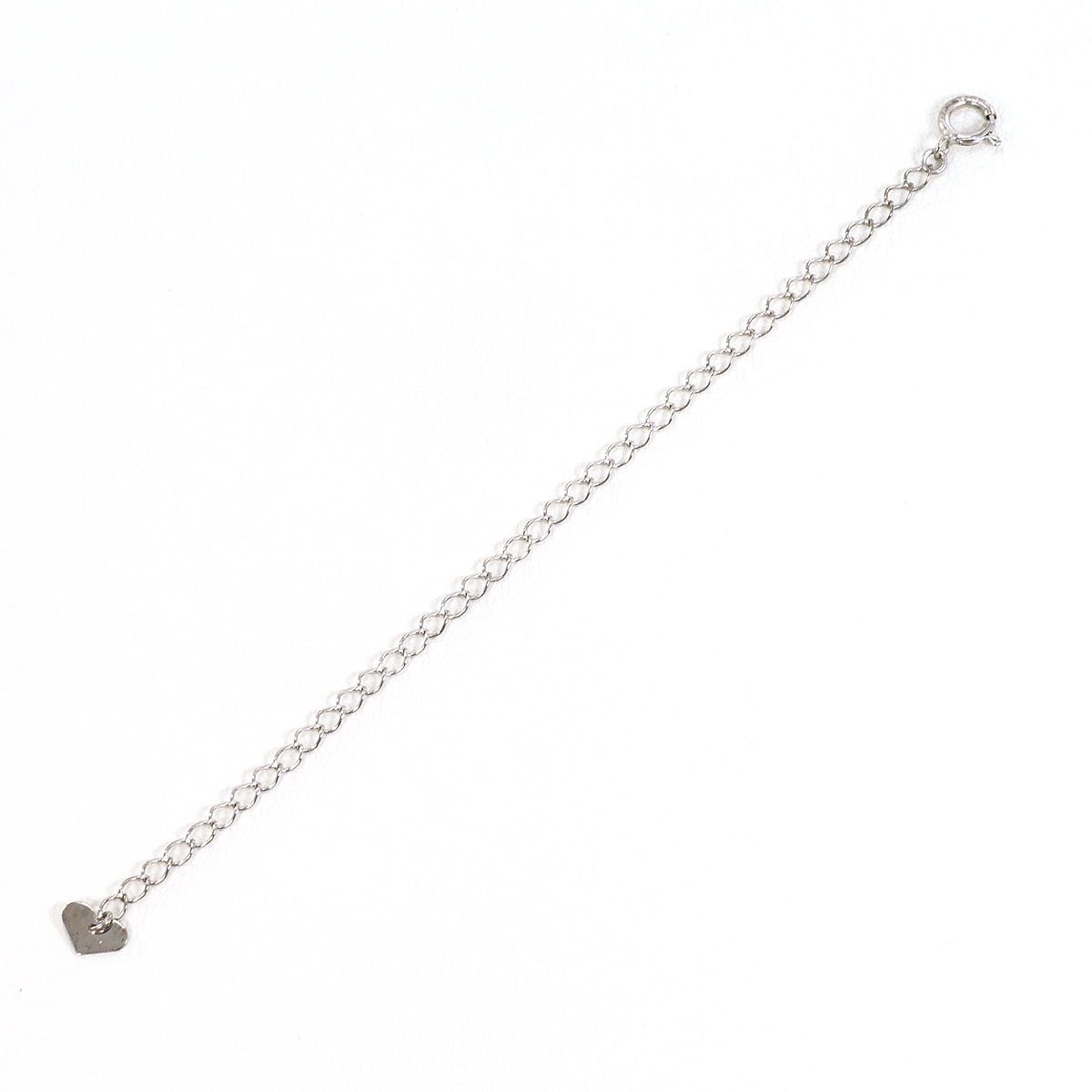 K10 10金 WG ホワイトゴールド アジャスター 総重量約0.4g 約10cm レディース 中古