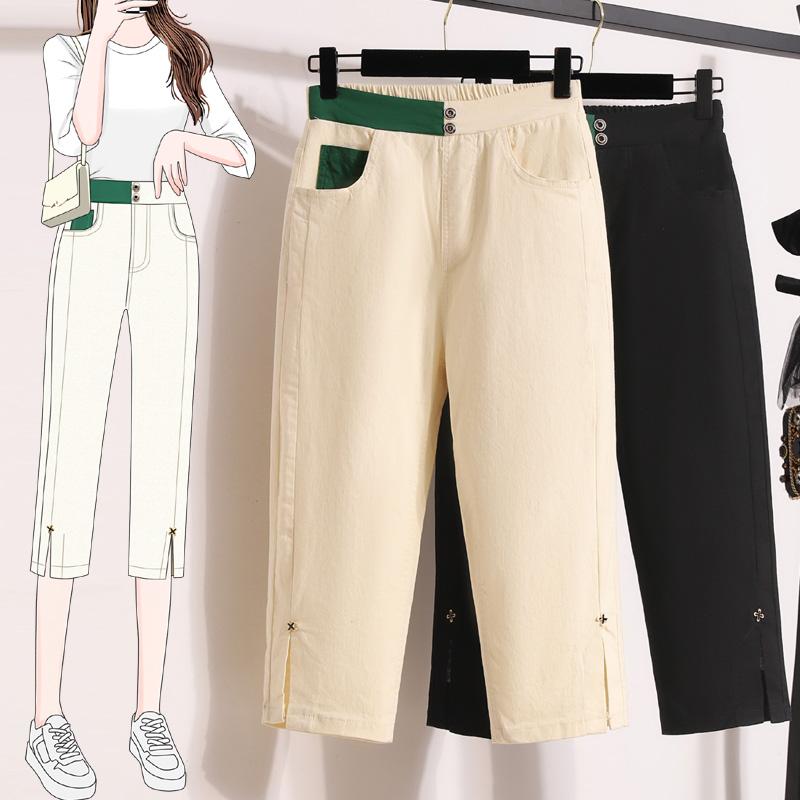 レディース ファッション おしゃれ 夏 ストレート パンツ ストレッチ ハイウエスト カジュアル パンツ