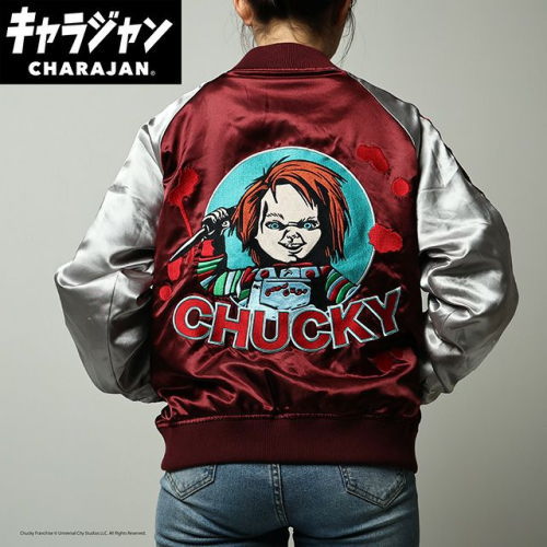 丸眞(マルシン) スカジャン(L) チャッキー グットガイ　男女兼用 キャラクター キャラジャン CHARAJAN 　4755004700