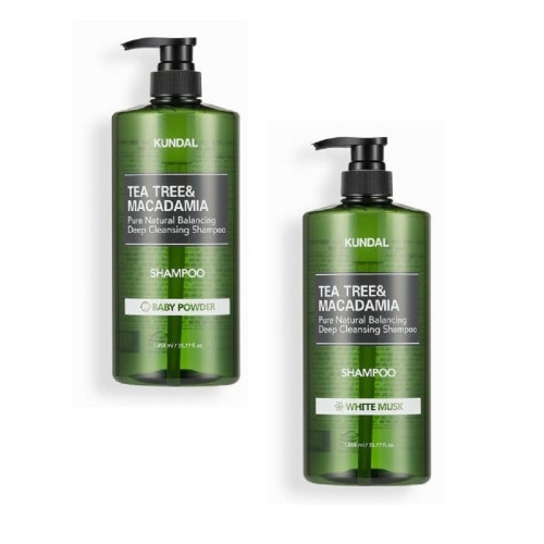 クンダルディープクレンジング脂性シャンプーベビーパウダー1058ml +ホワイトマスク1058ml爽やかなしっとり柔らかい頭皮 12,118円