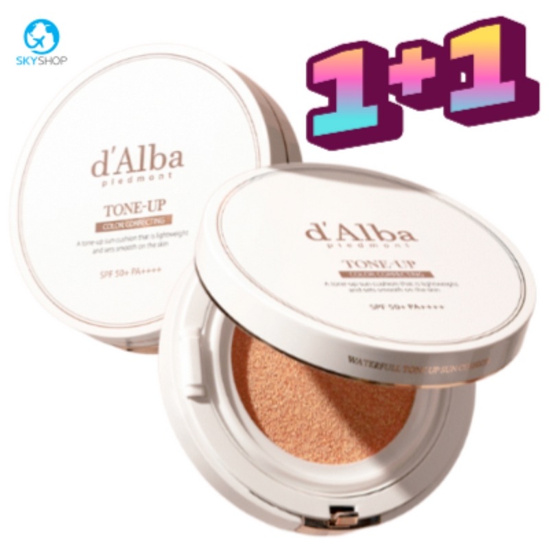 [1 + 1 限定企画] ウォーターフル トーンアップ サンクッション SPF50 + PA++++, 15g