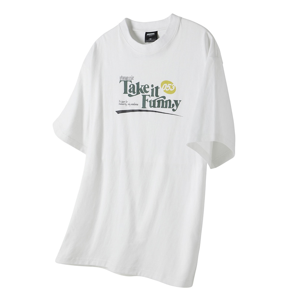 Take It Funny 053 Oversized Short-Sleeved_White 6,165円