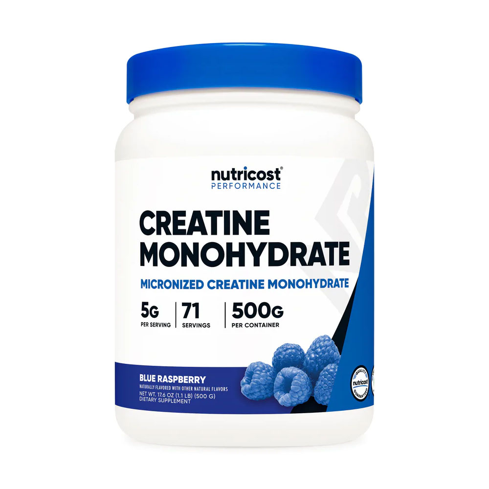[USA] Nutricost ニュートリコスト クレアチンモノハイドレート パウダー. 500g ブルーラズベリー味