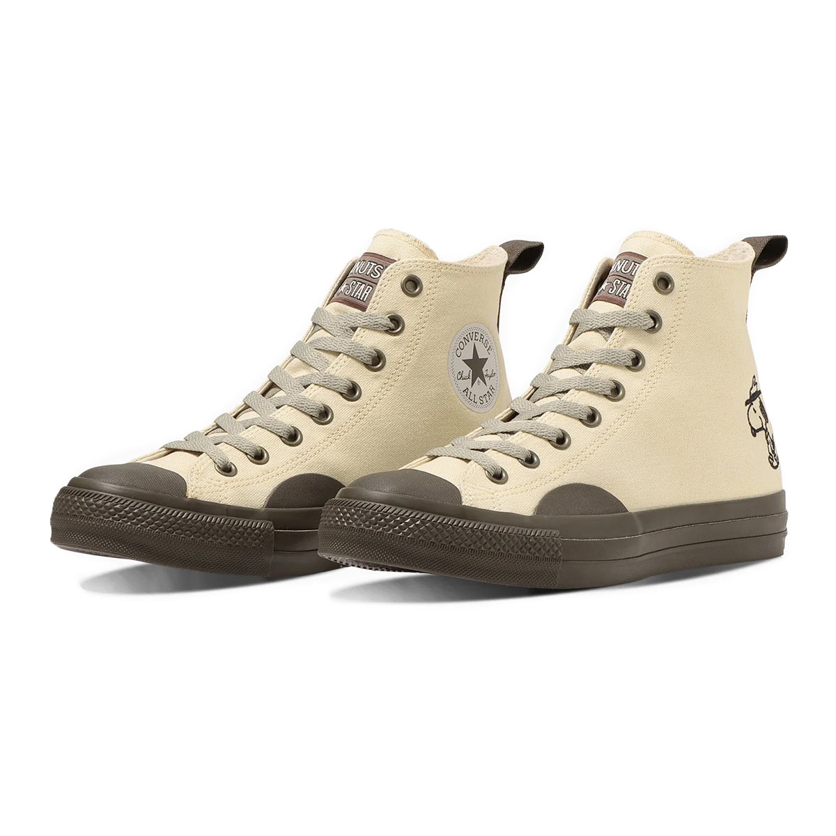 スニーカー メンズ レディース ハイカット オールスター (R) ピーナッツ BS HI オフホワイト/トープ ALL STAR (R) PEANUTS BS HI