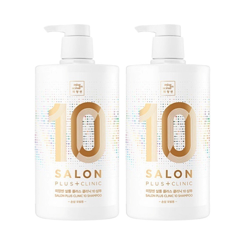 [1+1] サロン プラス クリニック 10 シャンプー ダメージヘア用 990ml 2個