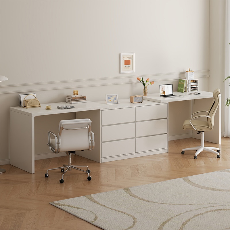 11 ドレッシングテーブルベッドルームシンプルモダンドレッシングテーブルコンピューターデスク統合ダブルデスク学生ホームスタディメイクテーブル