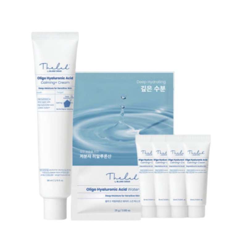 低分子ヒアルロン酸カーミングクリーム80ml + ディープハイドレーティングマスク10枚セット（カーミングクリーム40ml増量付き）