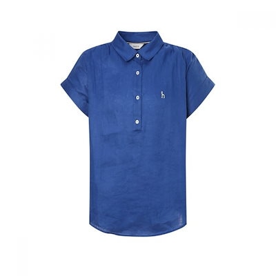 未使用 LOEWE 青 黒 襟 ポロシャツ ブルー（青）系 LOEWE(ロエベ