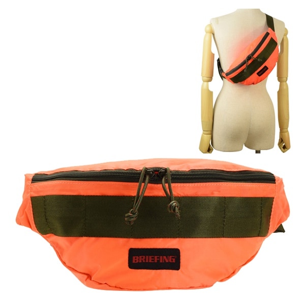 ブリーフィング BRIEFING ヒップバッグ ボディバッグ 折りたたみ メンズ アウトレット br 7,830円