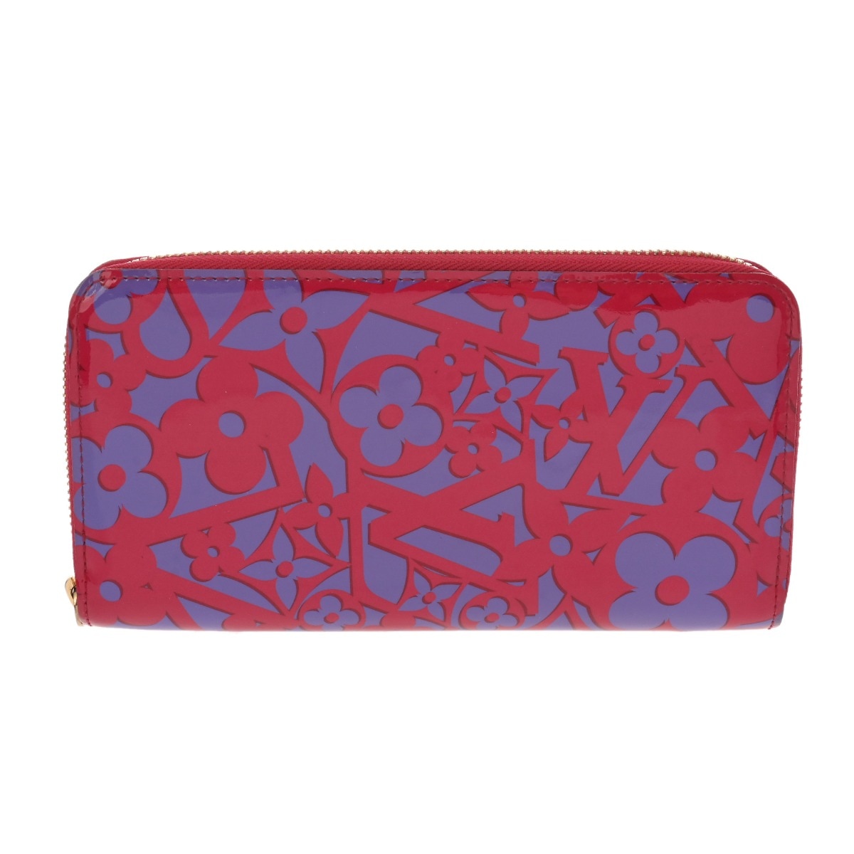 モノグラムヴェルニ スイートモノグラム ジッピーウォレット ローズアンディアン M90123 レディース 長財布 ABランク 中古 銀蔵 42,472円