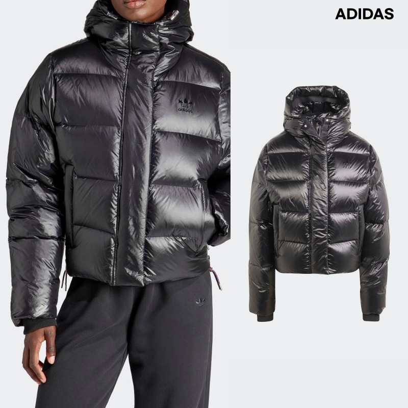 ADIDAS] アディダス レディース ショート プレミアム パファー 
