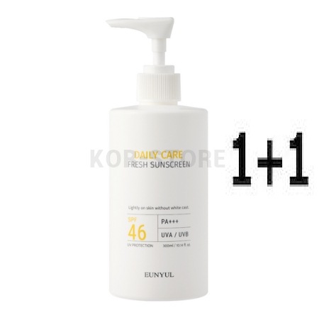 デイリーケア フレッシュ 日焼け止め SPF46 PA+++ 300ml 1 + 1 ダブル企画