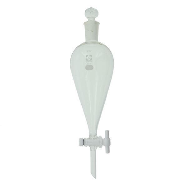 [柴田科学]分液ロート スキーブ形 PTFEコック付 500mL