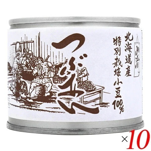 山清 特別栽培小豆 つぶあん 245g 10個セット