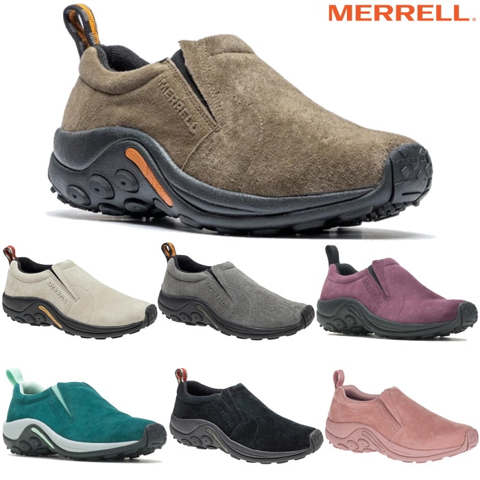 【即納】メレル ジャングルモック レディース MERRELL JUNGLEMOC ウォーキングシューズ スリッポン レディース靴 スニーカー 女性用 防水 靴 シューズ 歩きやすい ブラック