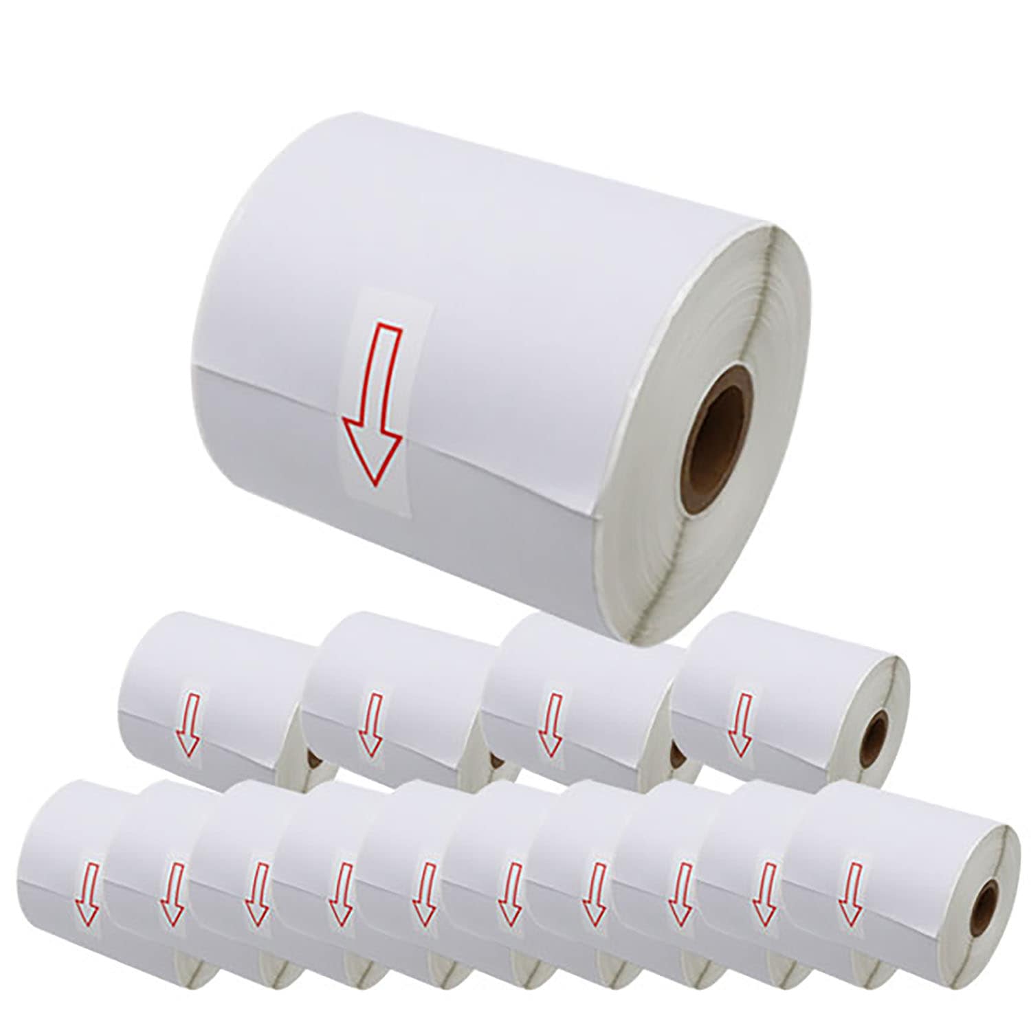 ブラザー用 RDロール 再剥離ラベル (感熱紙) RD-S06J4 互換品 102mm×44m 15個セット 