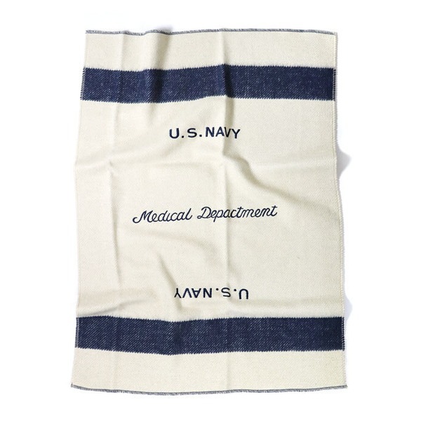 アメリカ海軍（米軍） 医療部 ウールブランケット EE265YN スモール (レプリカ)