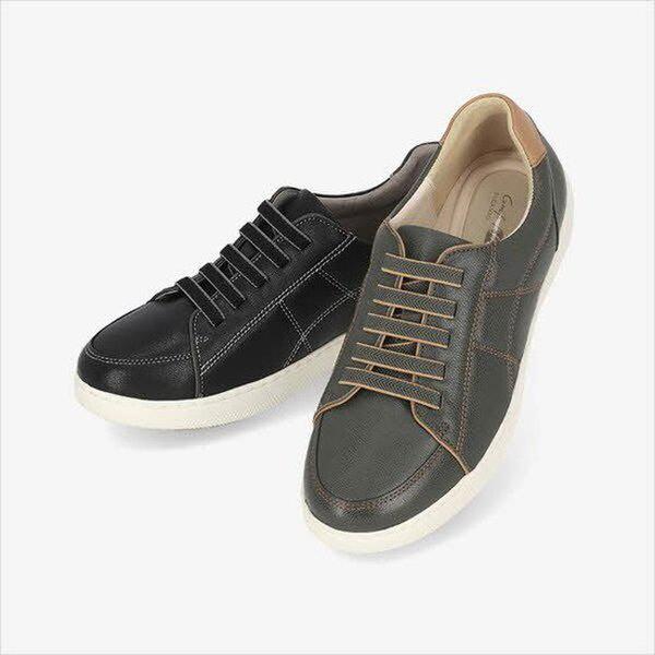 女性ヤギ革ミシンポイントスニーカー3CM(LCWC03U339)