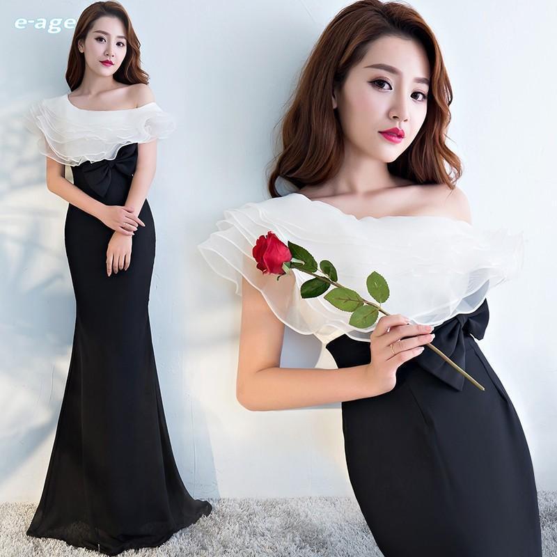 ロングドレス 演奏会 フォーマル ワンショルダー カクテルドレス 結婚式 マーメイド 花嫁 パーティードレス 袖あり 音楽会 カラードレス 二次会 ドレス 花嫁