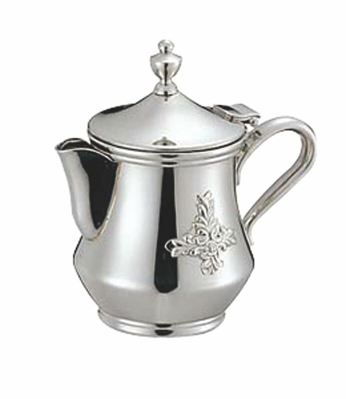 野崎製作所 ES 18-8ダイヤローズミルクポット 5人用 150cc