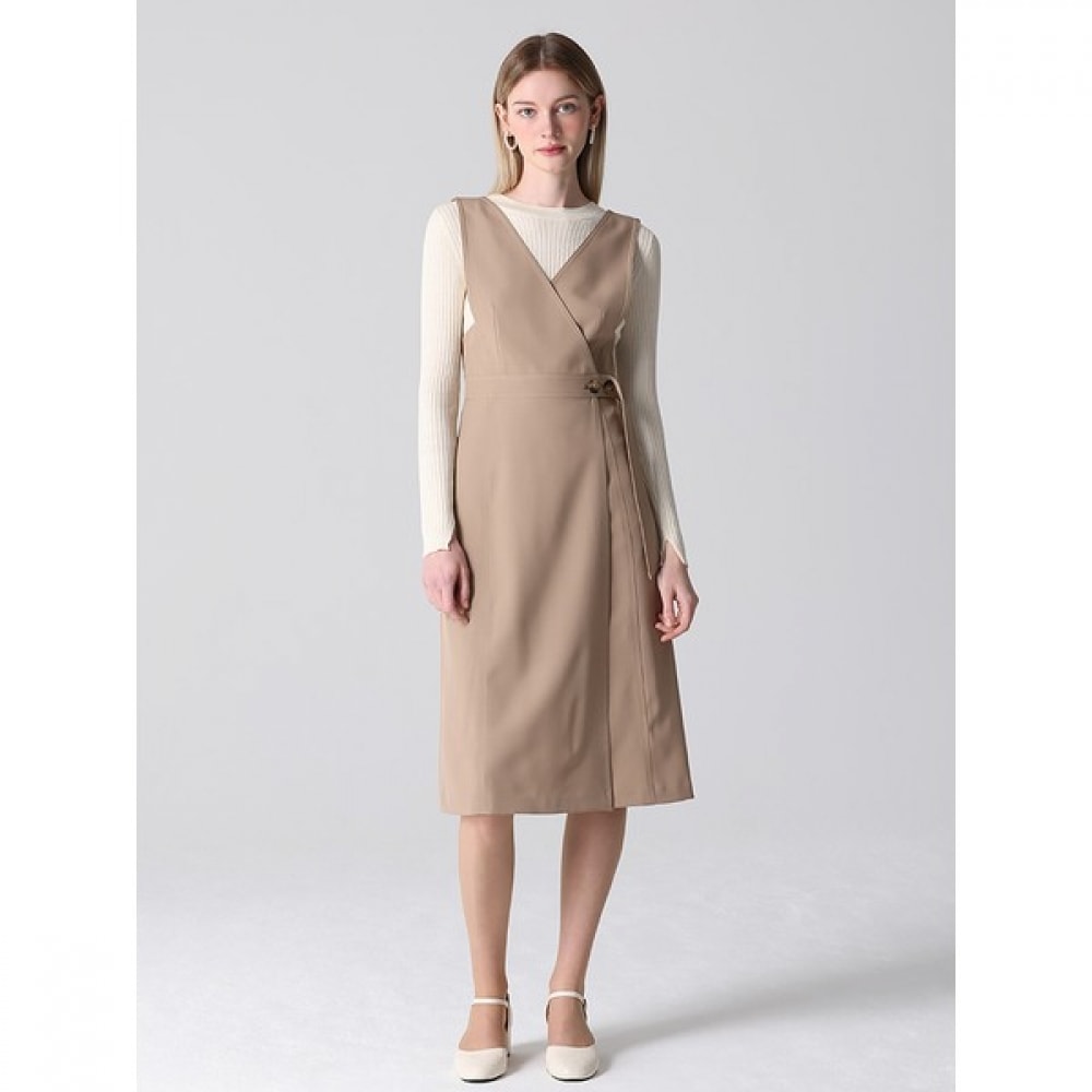 [リスト] ラップデザインレイヤードドレス (価格:318,000ウォン)