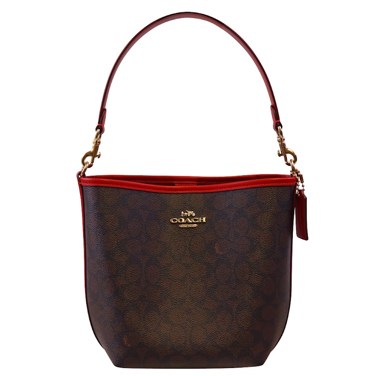 セール FREE GIFT 即発 シティ バケットバッグ シグネチャーキャンバス CT800-IMXDO 正規品 USA直送